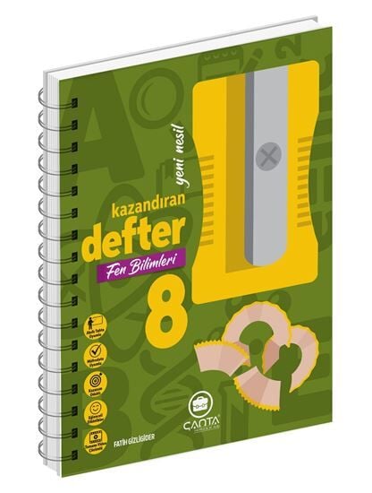 ÇANTA YAYINLARI 8. SINIF FEN BİLİMLERİ KAZANDIRAN DEFTER