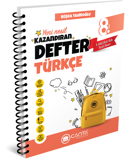 ÇANTA YAYINLARI 8. SINIF TÜRKÇE KAZANDIRAN DEFTER