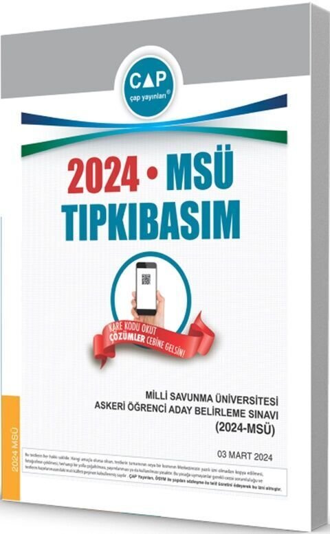 Çap Yayınları 2024 Tıpkı Basım Deneme (Msü)