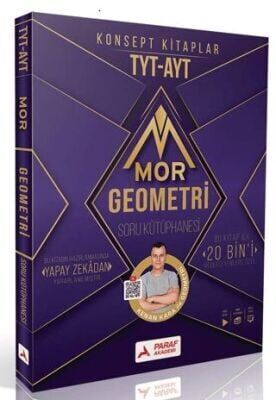 Paraf Yayınları Tyt-Ayt Mor Geometri Soru Bankası