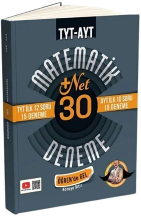 Paraf Yayınları Bıyıklı Matematik Tyt-Ayt Matematik Deneme +30 Net