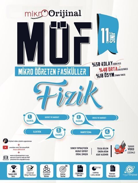 Mikro Orijinal Yayınları 11. Sınıf Möf Set Fizik