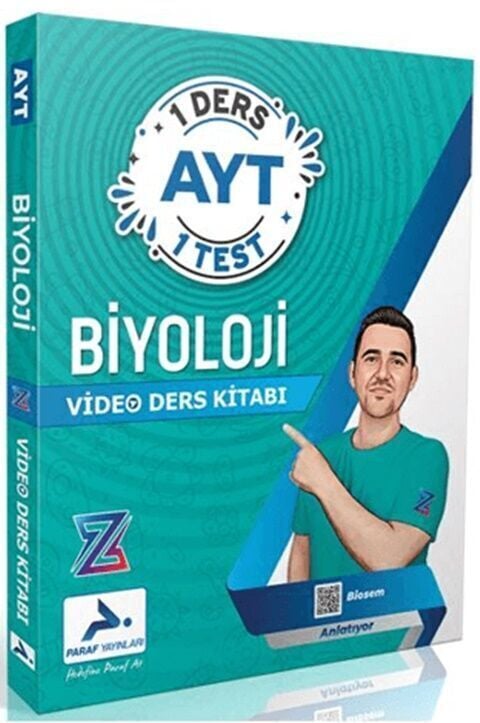 Paraf Yayınları Z Takım Ayt Biyoloji Video Ders Kitabı