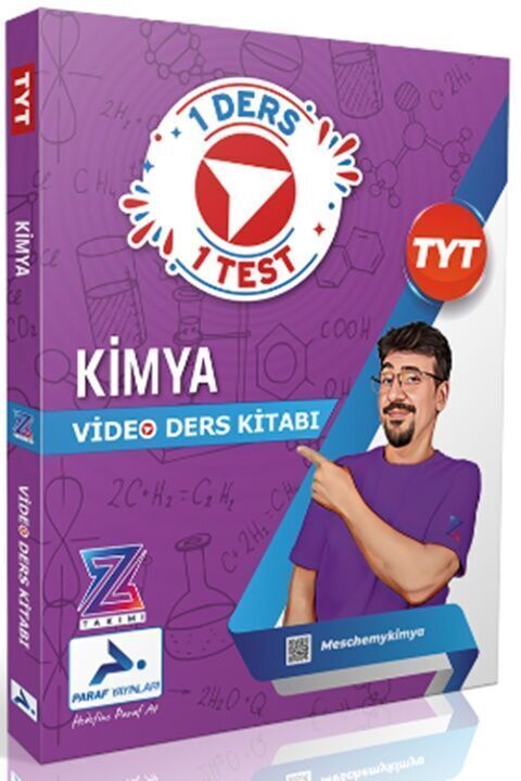 Paraf Yayınları Z Takım Tyt Kimya Video Ders Kitabı