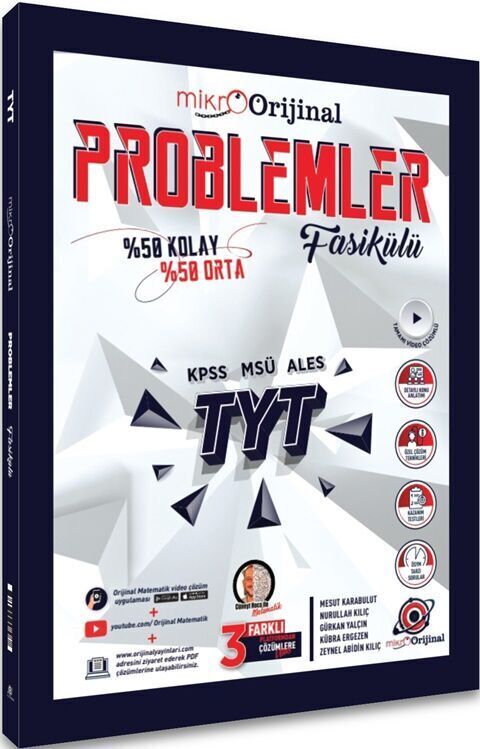 Mikro Orijinal Yayınları Tyt Problemler Soru Bankası