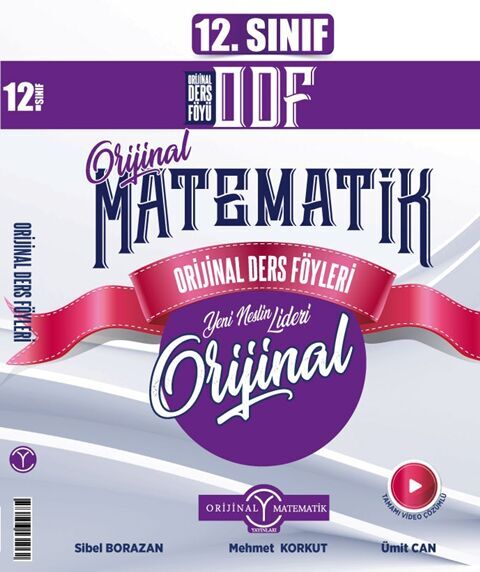 Orijinal Yayınları 12. Sınıf Matematik Odf-Kdt Seti