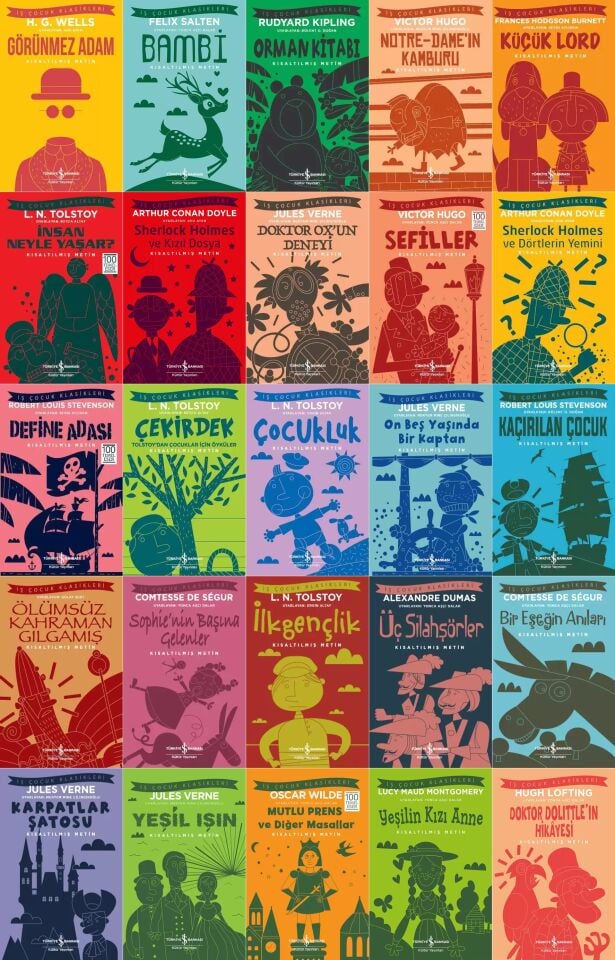 İş Çocuk Dünya Klasikleri Seti 74 Kitap