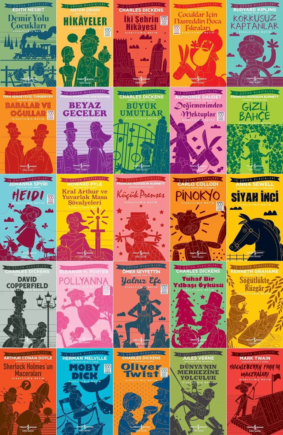 İş Çocuk Dünya Klasikleri Seti 74 Kitap