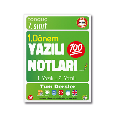 7. Sınıf Yazılı Notları 1. Dönem 1 ve 2. Yazılı