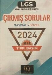 IQ Yayınları Tıpkı Basım Lgs Çıkmış Sorular-2024