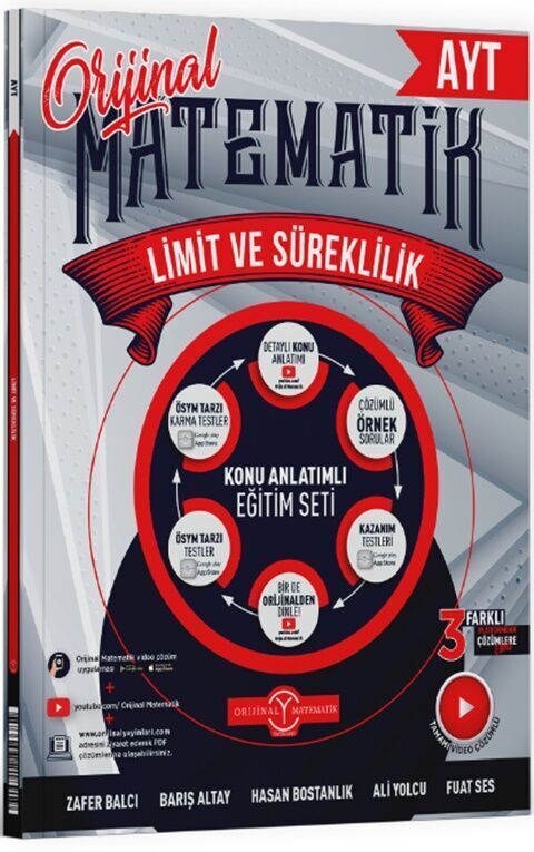 Orijinal Yayınları Ayt Konu Anlatımlı Soru Bankası Limit Süreklilik