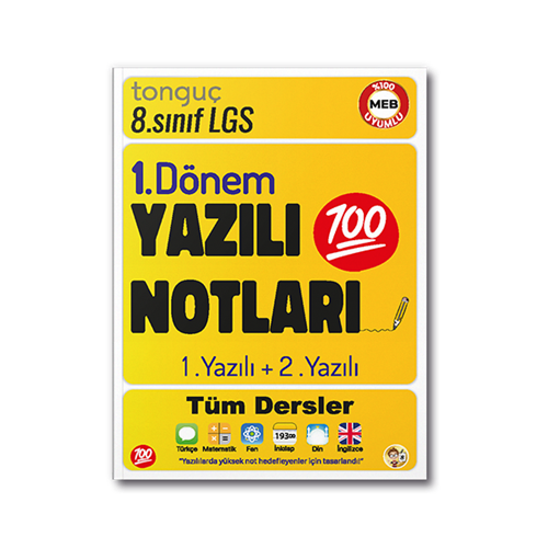 8. Sınıf Yazılı Notları 1. Dönem 1 ve 2. Yazılı