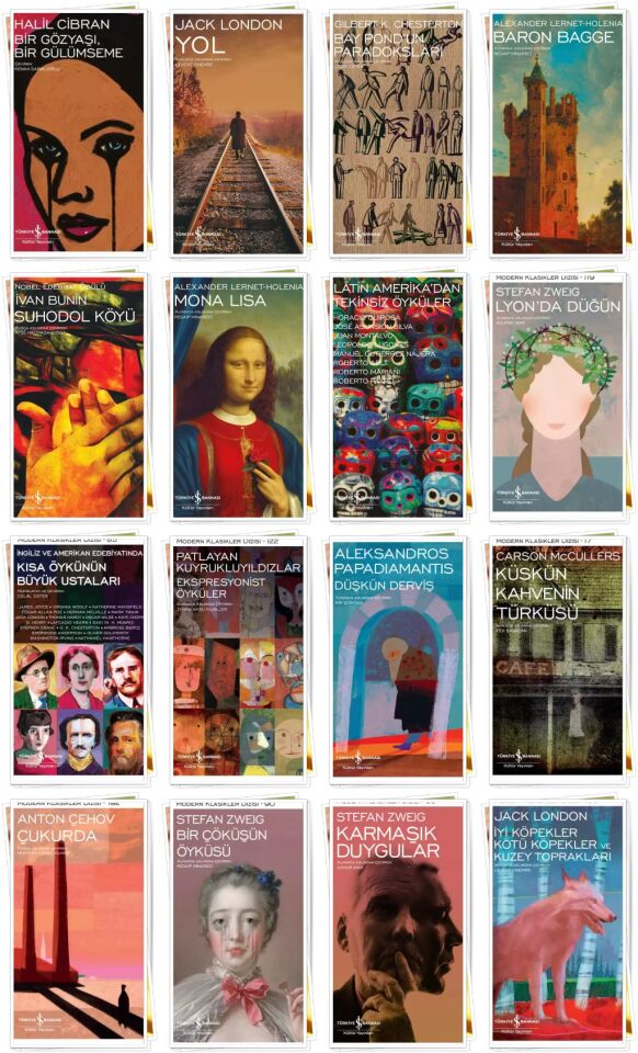 Modern Klasik Dizisi Öykü Seti 1 - Ciltli 16 Kitap