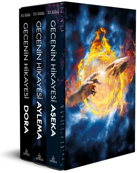 Gecenin Hikayesi Aylema Aşeka Dora 3 Kitap Özel Kutulu Set Ciltsiz