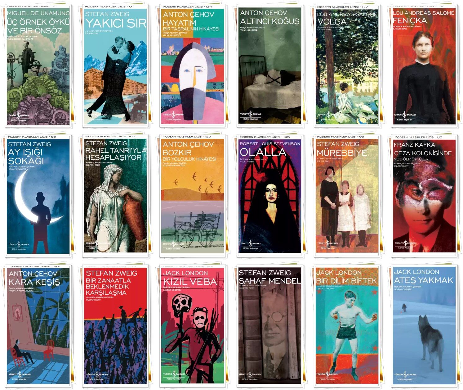 Modern Klasik Dizisi Öykü Seti 2 - Ciltli 18 Kitap