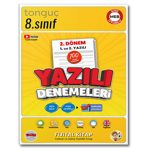 8. Sınıf Yazılı Denemeleri 2. Dönem 1 ve 2. Yazılı