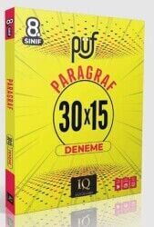 IQ Yayınları 8. Sınıf 30X15 Paragraf Deneme