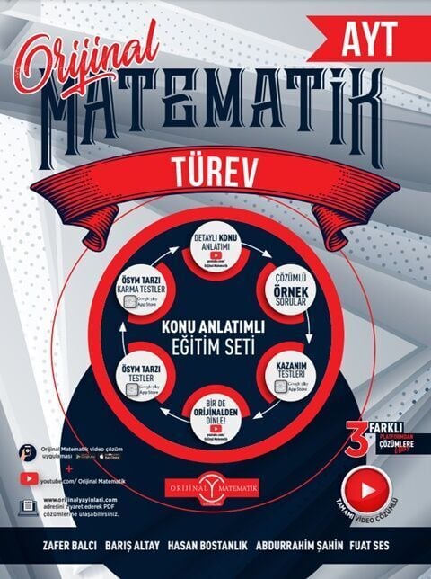 Orijinal Yayınları Ayt Konu Anlatımlı Soru Bankası Türev