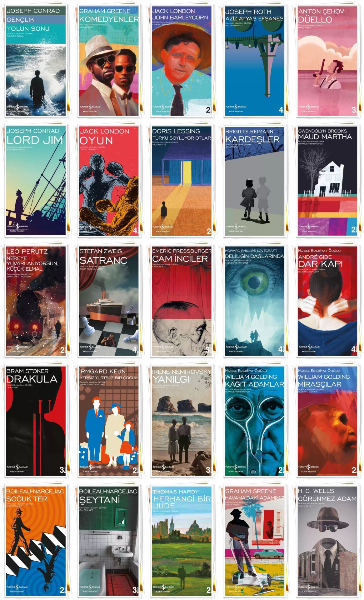 Modern Klasikler Dizisi Karma Roman Seti 1 - 25 Kitap
