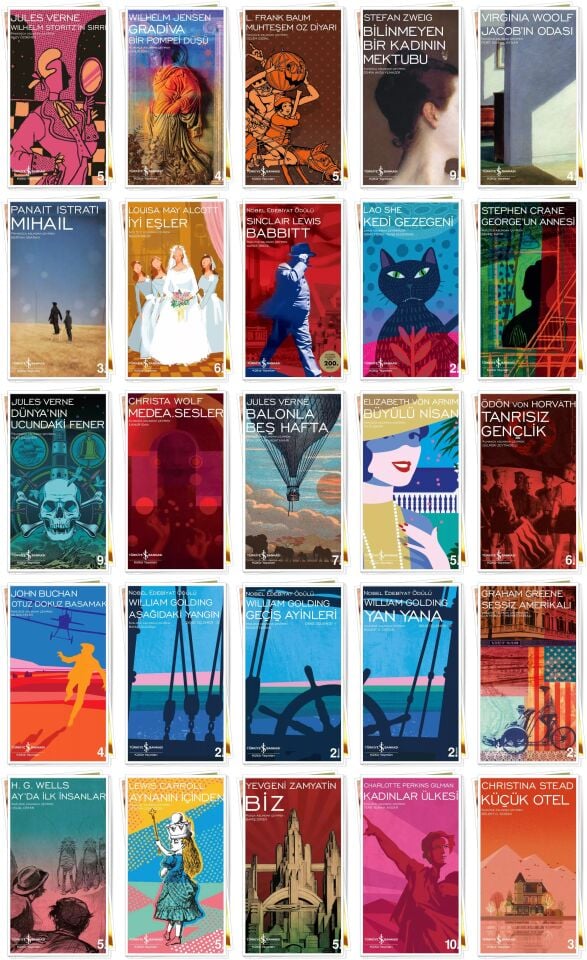 Modern Klasikler Dizisi Karma Roman Seti 2 - 25 Kitap