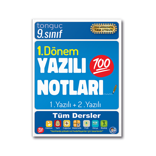 9. Sınıf Yazılı Notları 1. Dönem 1 ve 2. Yazılı