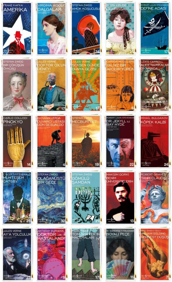 Modern Klasikler Dizisi Karma Roman Seti 5 - 25 Kitap