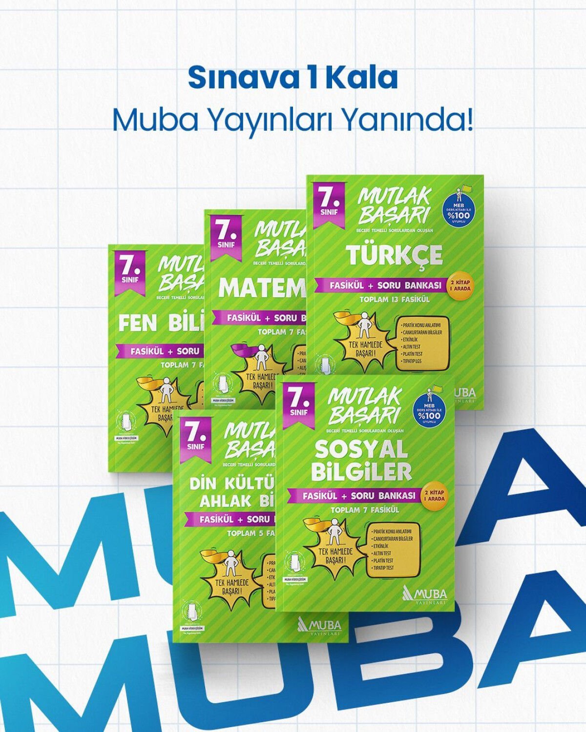 Muba Yayınları 7.Sınıf Fasikül + Soru Bankası Full Set