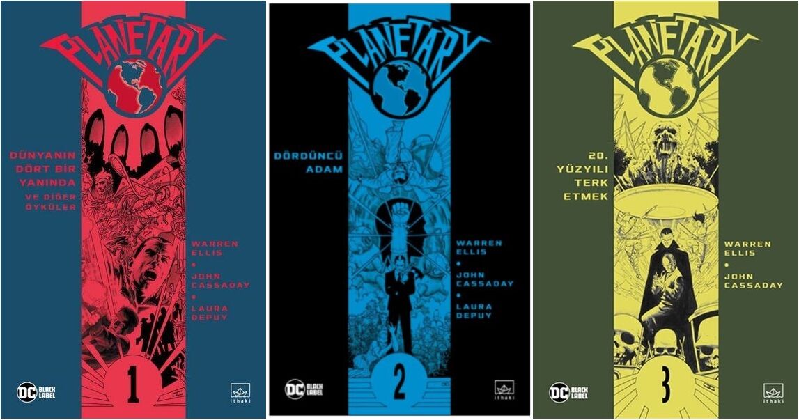 Planetary Seti 3 Kitap Tek Cilt - Renkli Kuşa Kağıdı Baskı