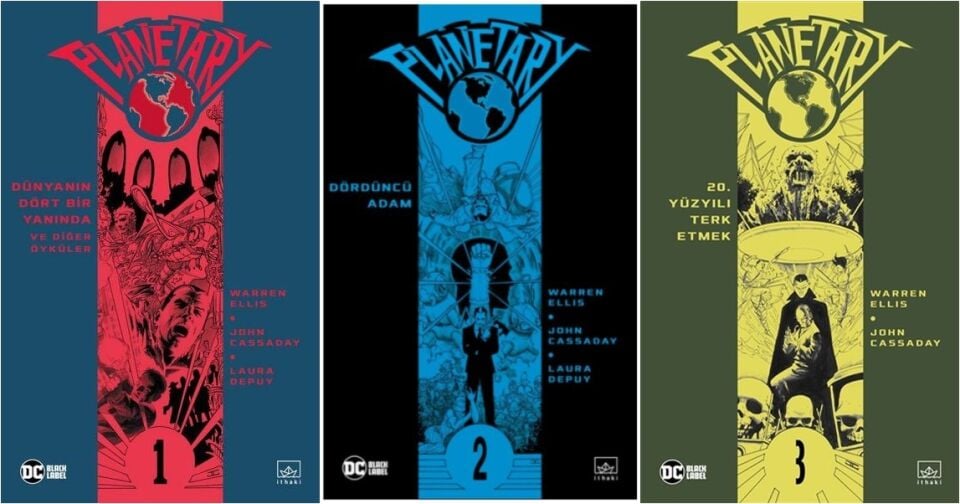 Planetary Seti 3 Kitap Tek Cilt - Renkli Kuşa Kağıdı Baskı