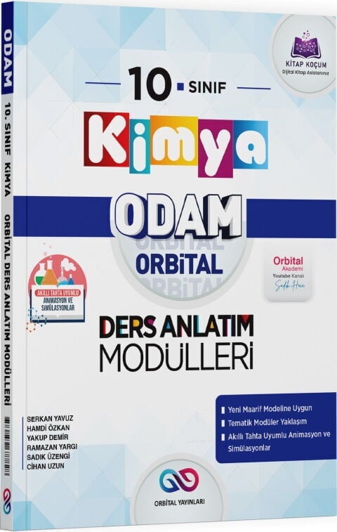 Orbital Yayınları 10. Sınıf Kimya Ders Anlatım Modülleri Yeni Baskı
