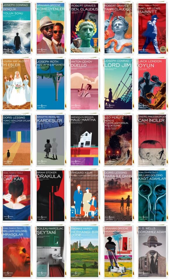 Modern Klasikler Dizisi Karma Ciltli Roman Seti 125 Kitap