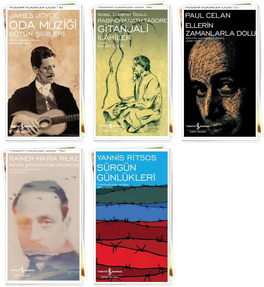 Modern Klasikler Dizisi Şiir Seti Ciltli