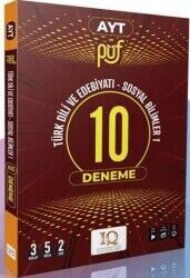 IQ Yayınları Püf Ayt Edebiyat-Sos. Bilim.10 Branş Deneme