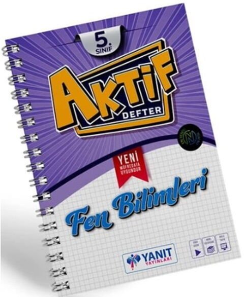 Yanıt Yayınları 5. Sınıf Fen Bilimleri Aktif Defter-Yeni