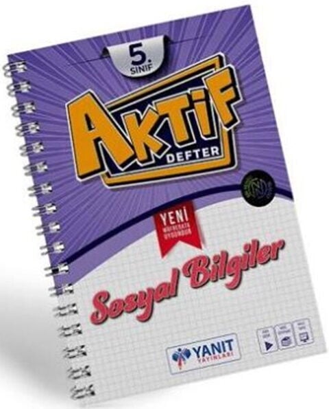 Yanıt Yayınları 5. Sınıf Sosyal Bilgiler Aktif Defter-Yeni