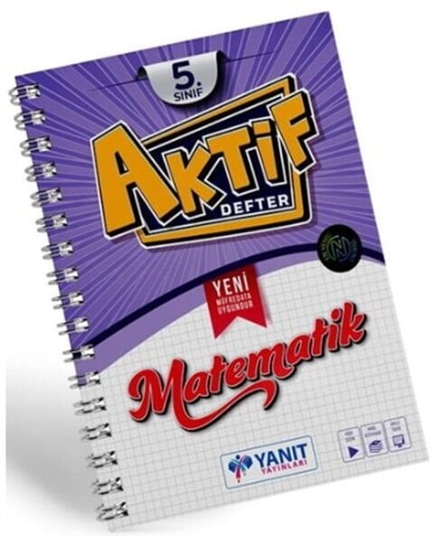 Yanıt Yayınları 5. Sınıf Matematik Aktif Defter-Yeni
