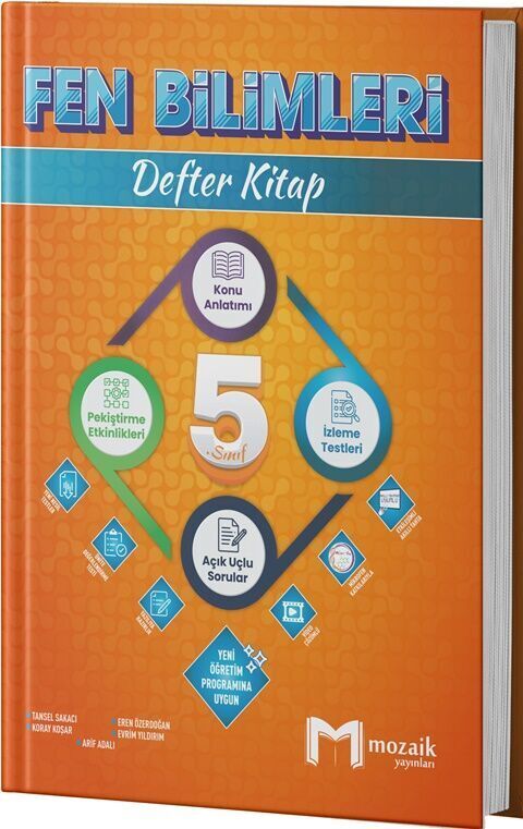 Mozaik Yayınları 5. Sınıf Defter Fen Bilimleri