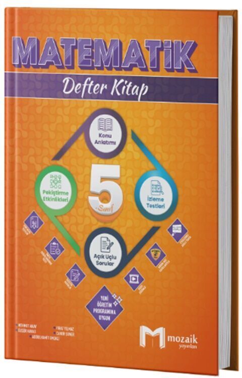 Mozaik Yayınları 5. Sınıf Matematik Defter Kitap