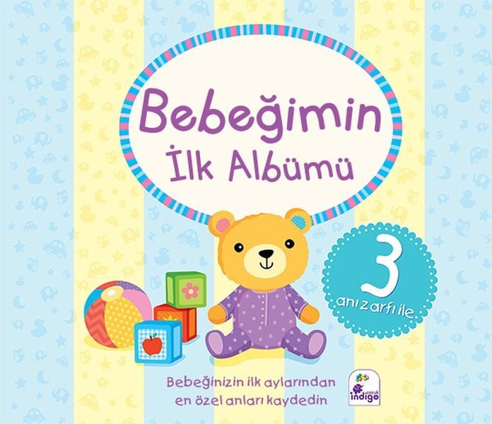 Bebeğimin İlk Albümü 3 Anı Zarfı ile