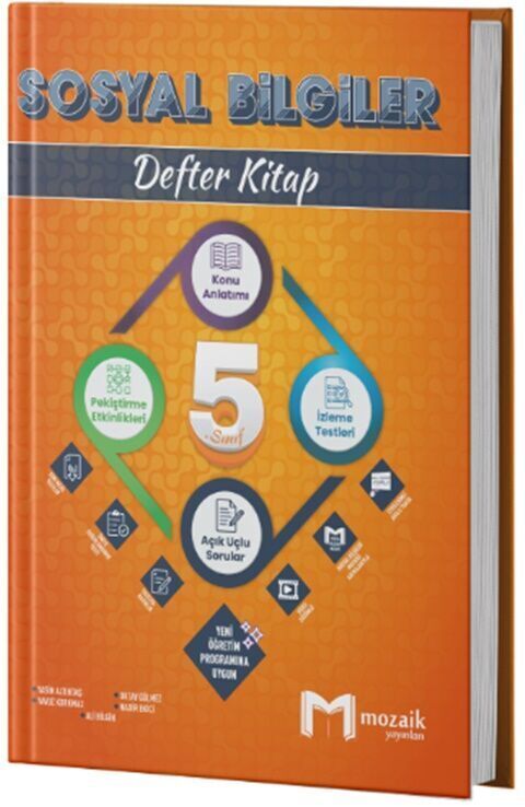 Mozaik Yayınları 5. Sınıf Defter Sosyal Bilgiler