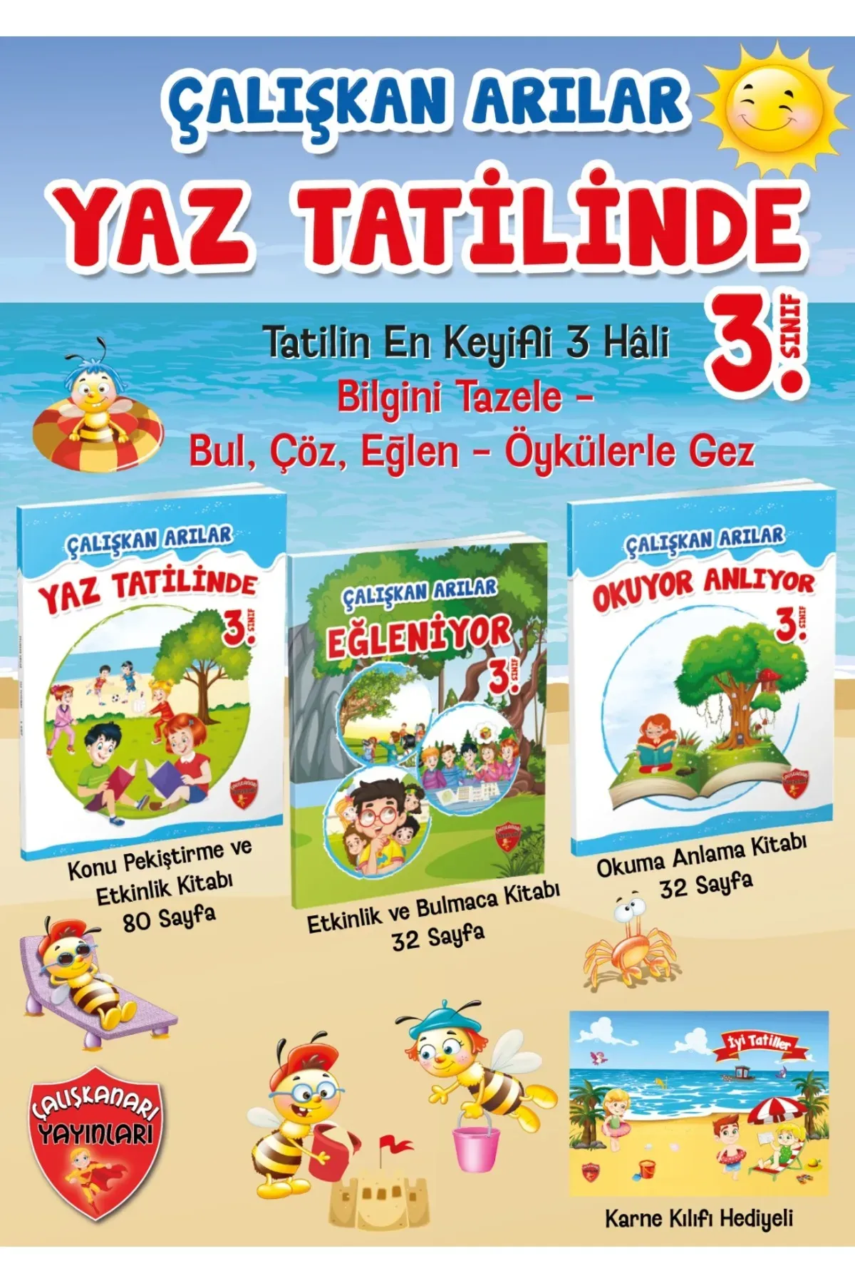 ÇALIŞKAN ARI 3.SINIF YAZ TATİL KİTABI