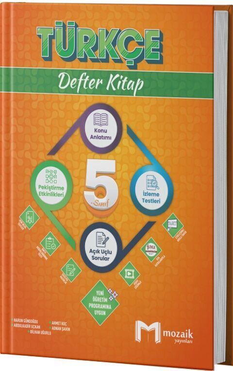 Mozaik Yayınları 5. Sınıf Defter Türkçe