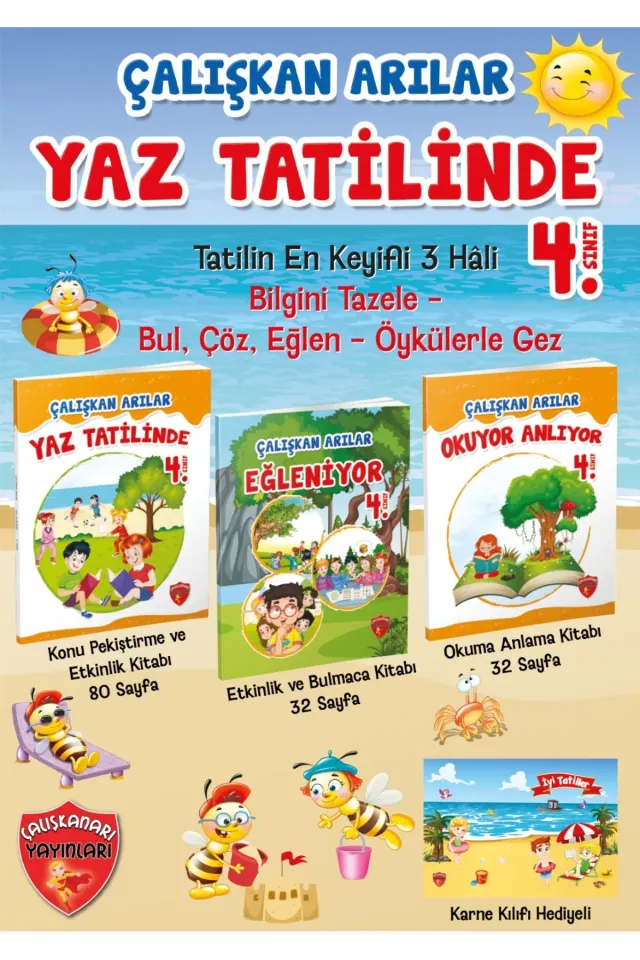 ÇALIŞKAN ARI 4.SINIF YAZ TATİL KİTABI