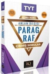 IQ Yayınları Ösym Paragraf Çıkmış Sorular2015-2024