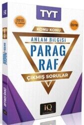IQ Yayınları Ösym Paragraf Çıkmış Sorular2015-2024