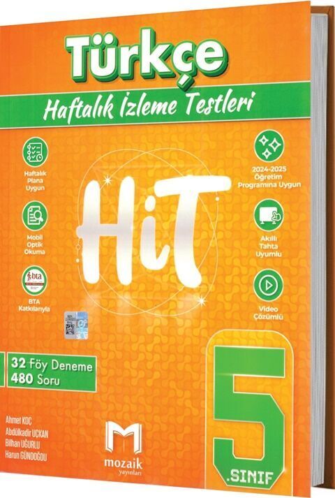 Mozaik Yayınları 5. Sınıf Hit 32 Li Deneme Türkçe