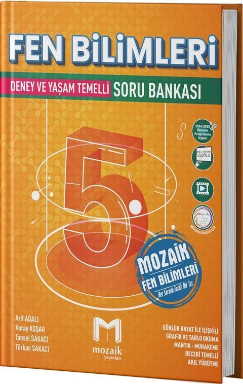 Mozaik Yayınları 5. Sınıf Soru Bankası Fen Bilimleri