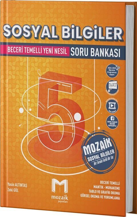 Mozaik Yayınları 5. Sınıf Soru Bankası Sosyal Bilgiler