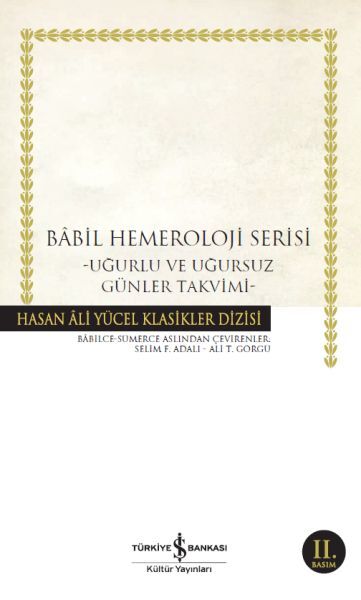 BABİL HEMEROLOJİ SERİSİ (K.KAPAK)