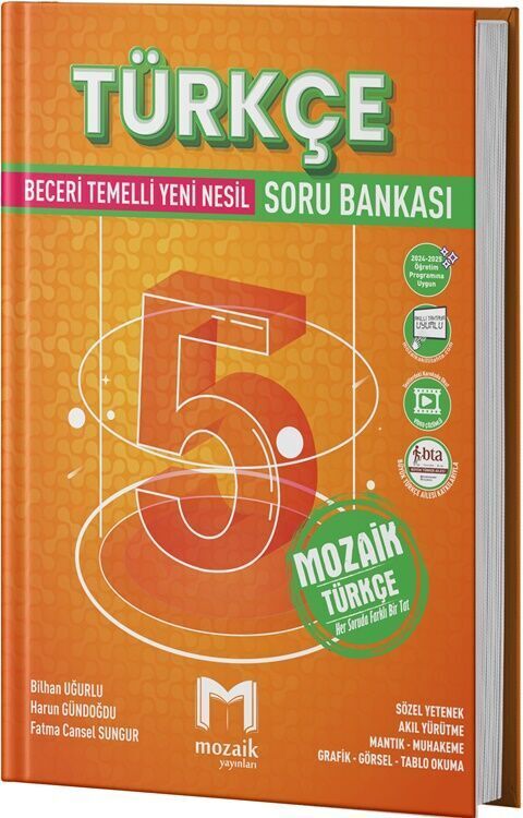 Mozaik Yayınları 5. Sınıf Türkçe Soru Bankası